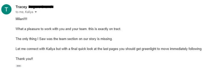 Client message